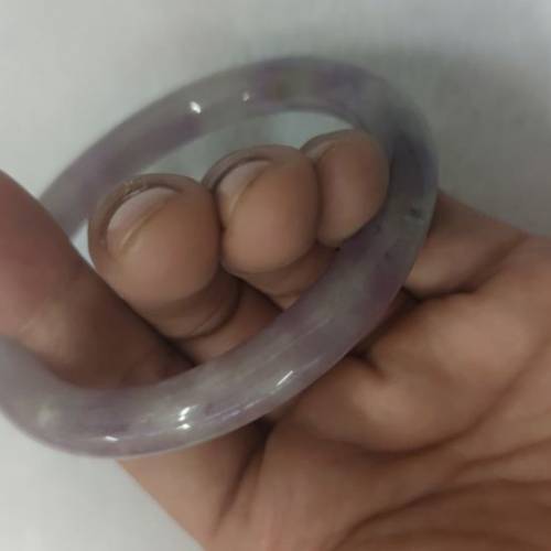 天然翡翠 紫羅蘭手鐲
