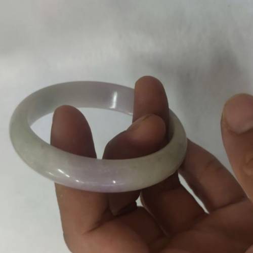 天然翡翠 紫手鐲