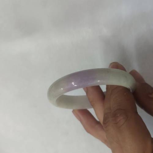 天然翡翠 紫手鐲