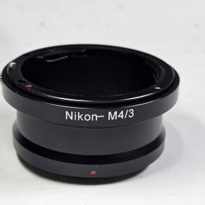 Nikon AI mount 鏡頭轉 M43 機身全金屬轉接環