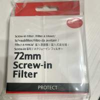 全新Canon 72mm Filter原裝超薄UV防水防油污保護鏡 (不議價)