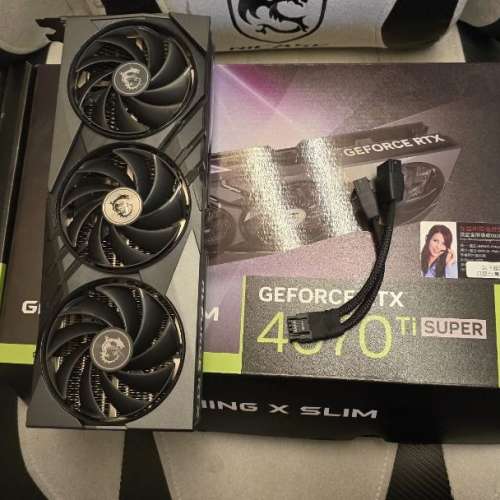 [行貨有單]薄卡 MSI GeForce RTX 4070 Ti SUPER 16GB GAMING X SLIM GDDR6X 可上 itx