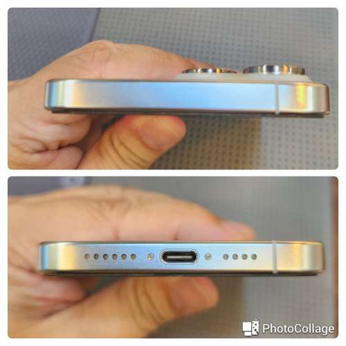 iPhone 15 Promax 256gb 行機 白色 非常新淨 冇花冇崩 近完美 電池健康度96% 保養...