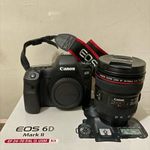 Canon 6D mark ii with 24-70mm F4 ket &50mm 1.8