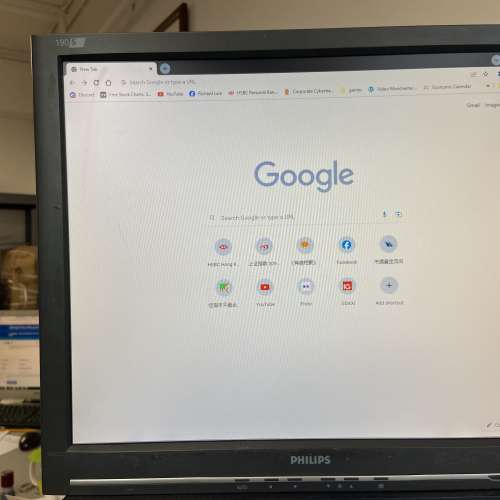 Phillips, Samsung 17" 顯示器 ,Ergotron 顯示器支架