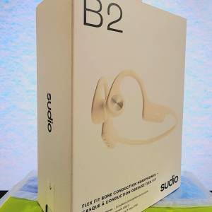 Sudio B2 骨傳運動藍牙耳機 白色 Flex Fit Bone Conduction Headphones Bluetooth ...