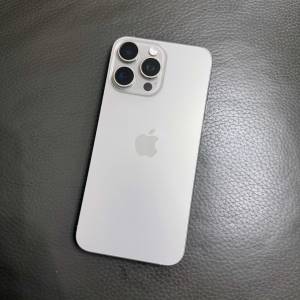 【保養至24年10月14日】iPhone 15 Pro Max 512GB Titanium 原色港行