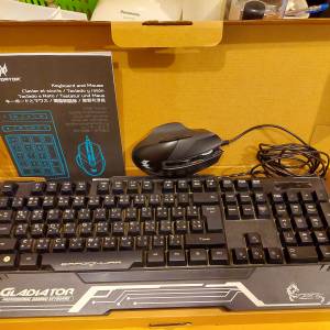 放售：Gaming Keyboard and mouse