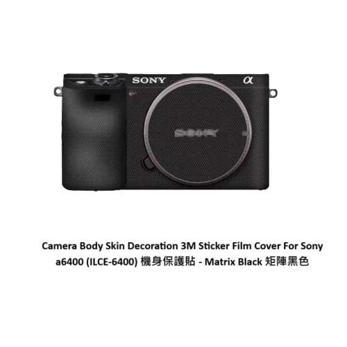Meiran 3M Sticker Film Cover For Sony a6400 (ILCE-6400) 機身保護貼