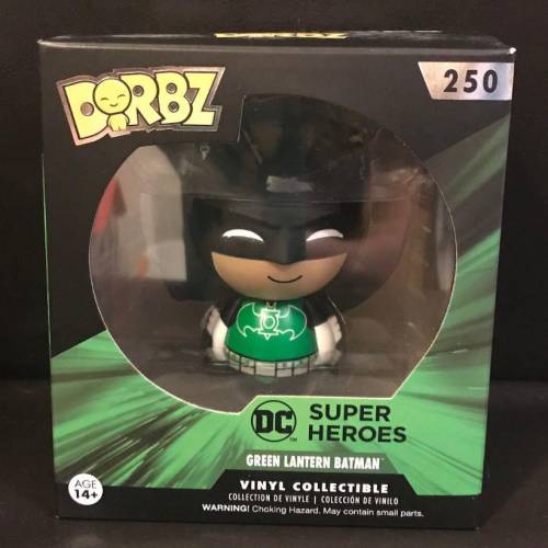 (250) FUNKO DORBZ ~ Super Heroes Green Lantern Batman (Vinyl Figure)