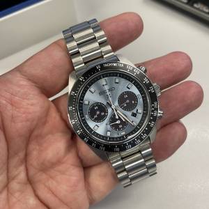 Seiko Prospex Solar Speedtimer Panda SSC935P1 41mm 冰藍面 熊貓 精通拿 行貨有保