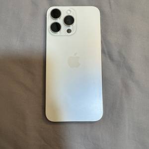 iPhone 15 pro max 256gb White Titanium 白色鈦金屬