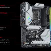 ASRock 華擎 Z590 Steel Legend (包顯咭托架+匙扣) ; 10 ports SATA3.0 PCI-E x 4 ...