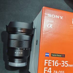 Sony 16-35/4 ZA FE 16-35MM 行貨 勁新