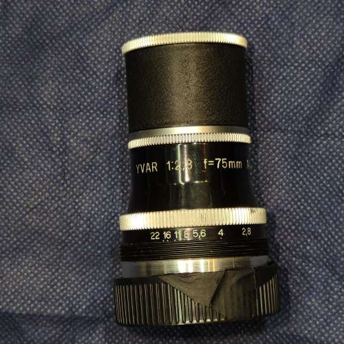 kern paillard 75/2.8 YVAR AR （AR=APO）電影鏡 可全副 for M42