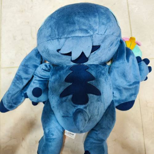 豆袋公仔 史迪仔 豆袋(身 ) 趴公仔 長40cm