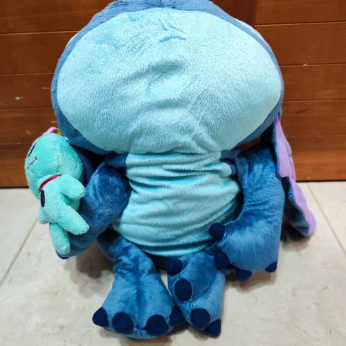 豆袋公仔 史迪仔 豆袋(身 ) 趴公仔 長40cm