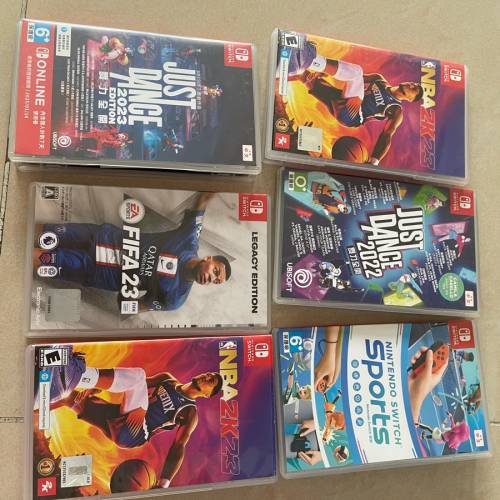 新净少用switch 連所有配件（4手制） $1800 另外game@$100起