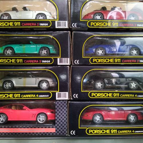 Porsche911carrera2/4(7sets)& Ferrari 550marranello(1set)
