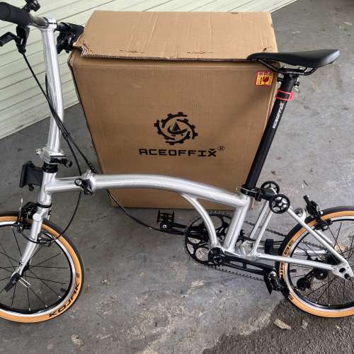 特價 2024 ACEOFFIX 升級PRO版 5速 16吋349 鋁合金國布 鋁布 折叠車