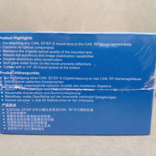 全新 JJC EF-RF 鏡頭轉接環 EF-EOSR NEW Lens Mount Adapter 兼容Canon EF單反鏡頭 ...