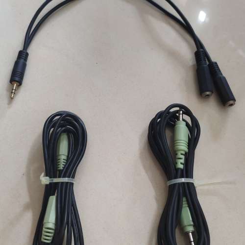 音頻綫一分二情侣雙人耳機/電腦音箱 分綫器