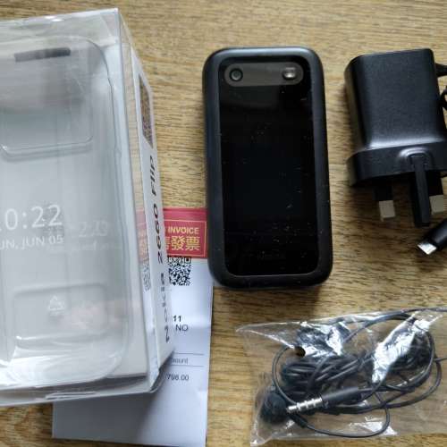Nokia 2660 Flip 黑色香港行貨 4G 手機 大聲 合老友記