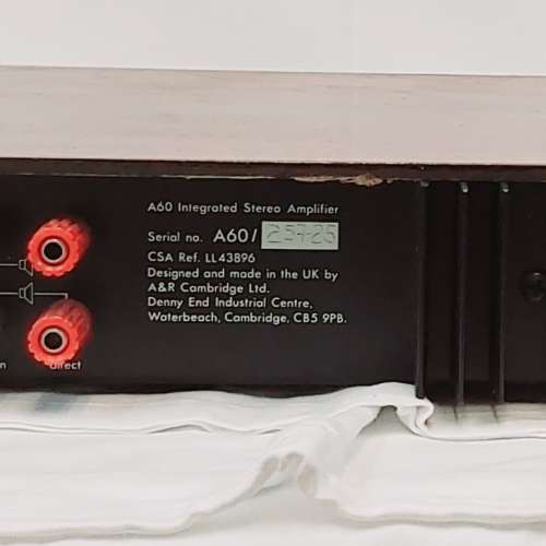英國製造 A&R Cambridge A60 integrated amplifier