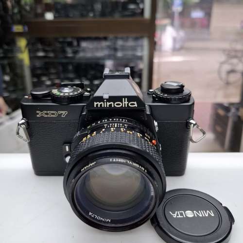 MINOLTA XG9 + MD 50MM F1.7  MINOLYA XD7 + MD 50MM F1.4