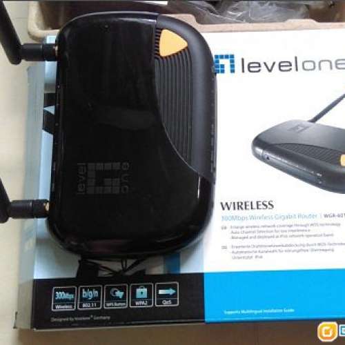 無線router Level One WGR-6013/千兆有線插口（85%new）