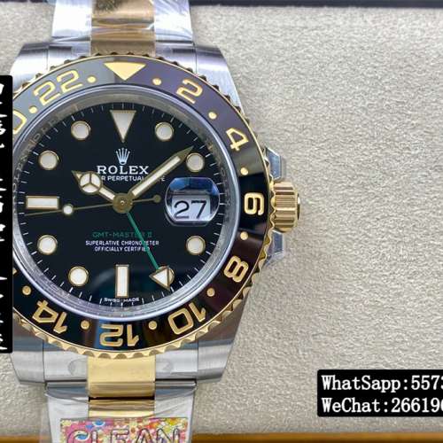 勞力士 ROlex GMT Master II 116713-LN-78203 40mm 金鋼