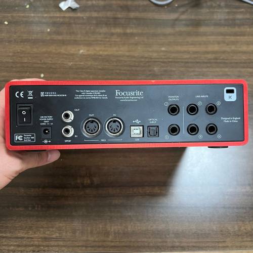 Focusrite福克斯特18i8三代录音配音编曲混音演出舞台USB外置声卡