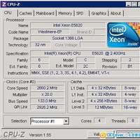 Intel Xeon Processor E5620(2.4GHz ~ 2.7GHz LGA 1366)