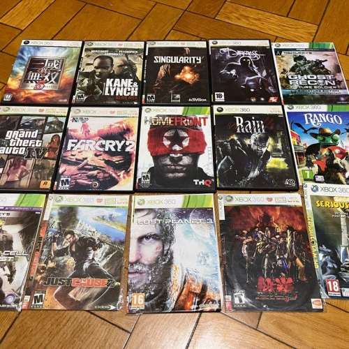 Xbox 360 遊戲光碟 games