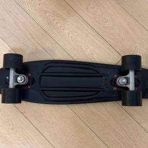 全新 黑色 滑板車 魚仔板 Fish skateboard black 60mm