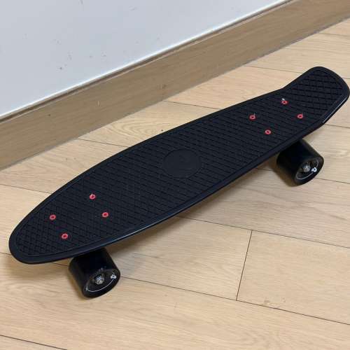 全新 黑色 滑板車 魚仔板 Fish skateboard black 60mm