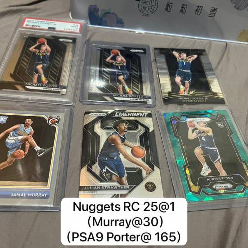 （NBA球星卡）PSA9 MPJ Rookie Card + RC lots