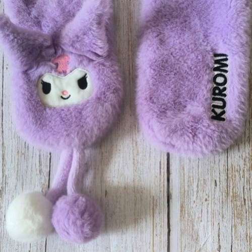 90%NEW KUROMI Scarf 小童 頸巾