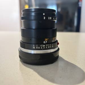 Leitz Leica Summicron M 50mm F2 V3 with Hood Mint Condition