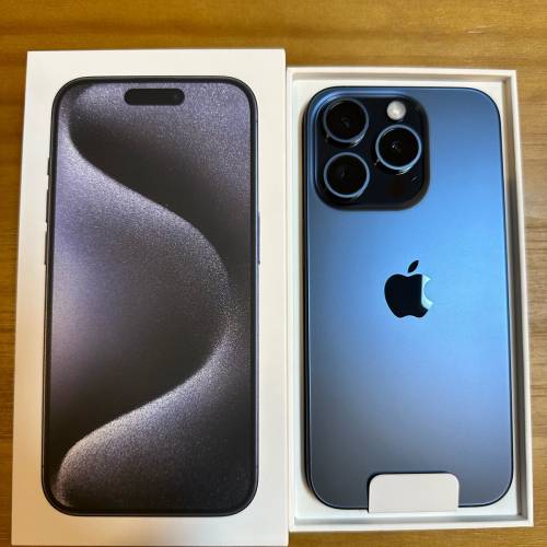 【有Apple Care+保養】iPhone 15Pro |藍色|Blue Titanium| 512GB