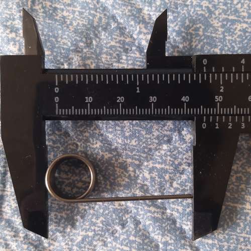 全新V型旋轉扭轉彈簧鋼 扭簧 小扭力扭簧 五金配件 (右旋一包十個)