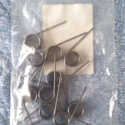 全新V型旋轉扭轉彈簧鋼 扭簧 小扭力扭簧 五金配件 (右旋一包十個)