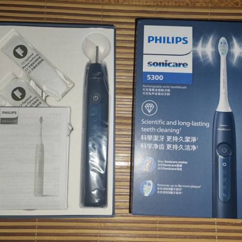 [4色選擇] PHILIPS 飛利浦電動聲波牙刷 配2個電動牙刷頭