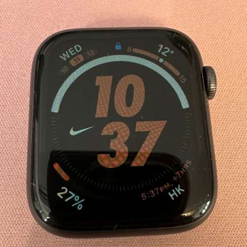 極新淨 Apple Watch s5 44mm Aluminum Cellular eSIM版本 NIKE 黑色