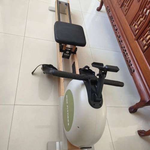 [兩色選擇] 免安裝 MOK K10 ES旗艦版 自發電磁阻靜音實木划船機｜划艇機 Water Row...