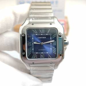 Santos de Cartier XL 40mm SS Blue Dial watch