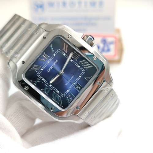 Santos de Cartier XL 40mm SS Blue Dial watch