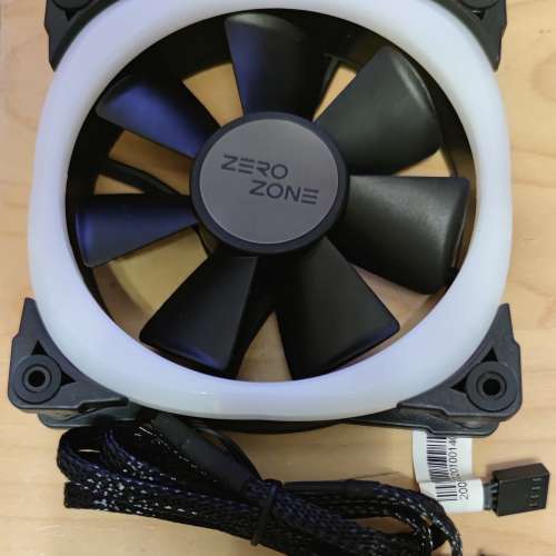 全新 Zerozone 12cm ARGB 風扇 1~5把