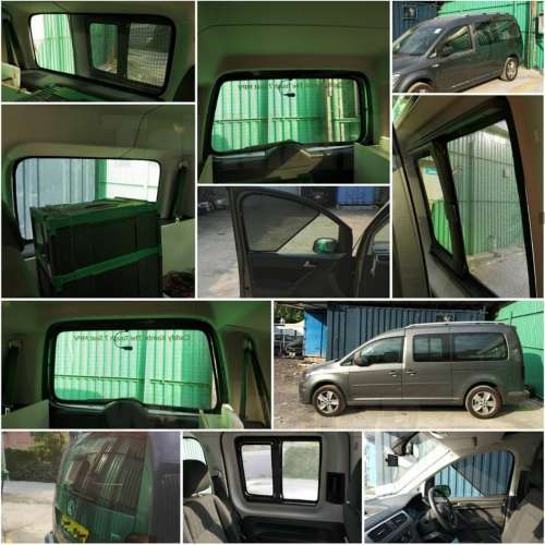 Volkswagon CADDY 全車濾光窗網太陽擋