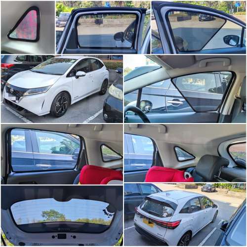Nissan Note 全車磁石濾光窗網太陽擋